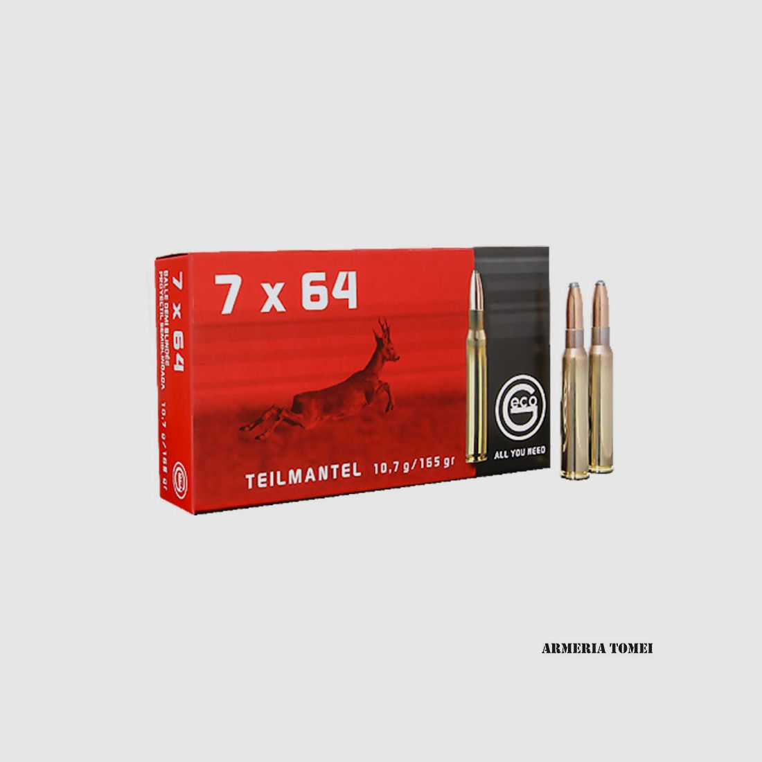 GECO – 7X64 Teilmantel 10,7g / 165gr