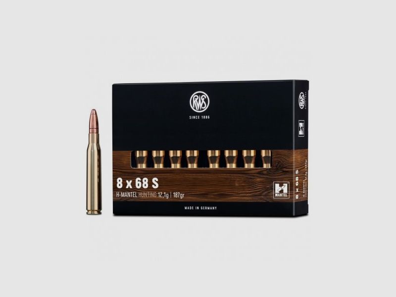 RWS 8x68 HM 187 Gr, Bild 1 von 2