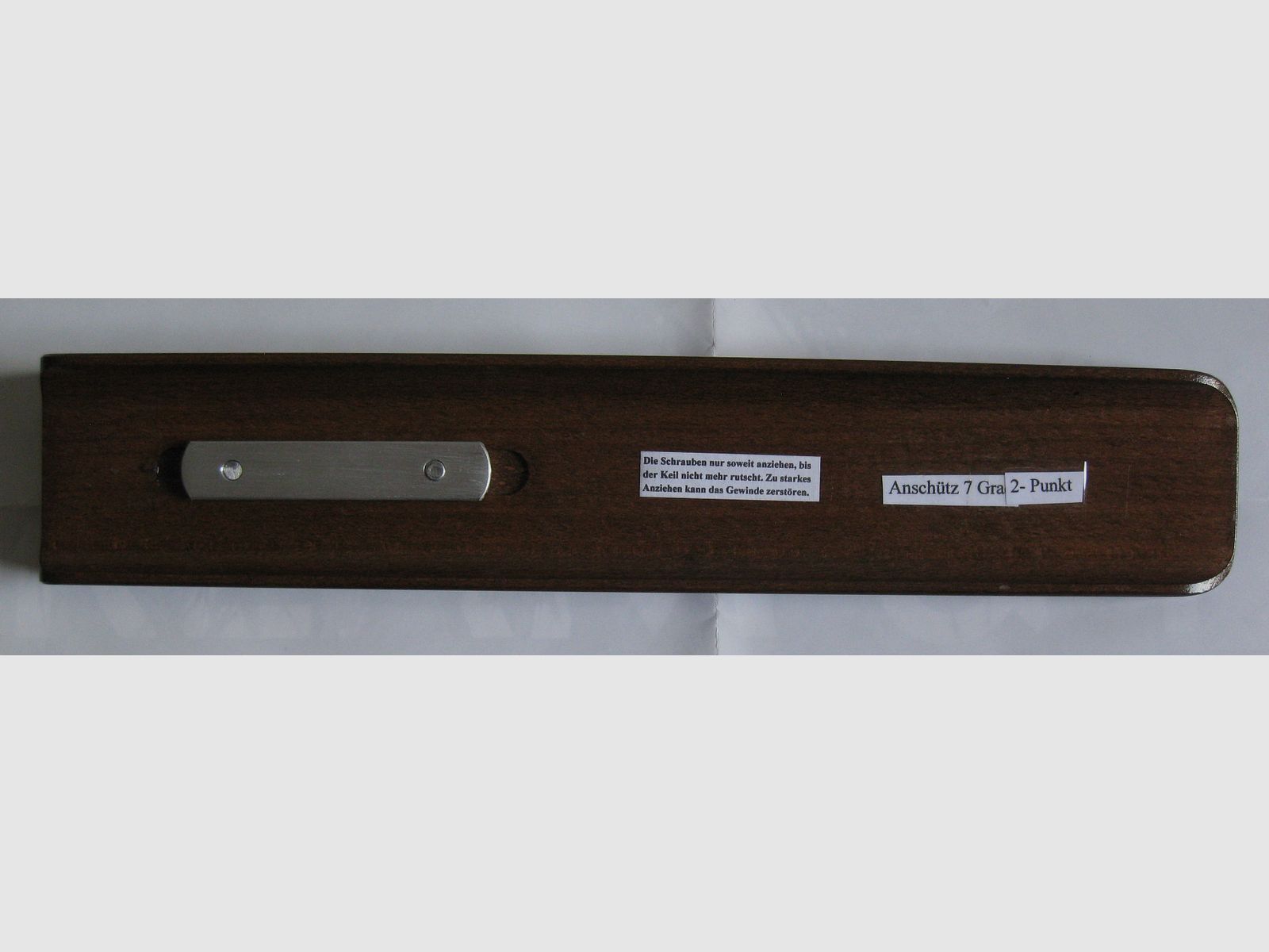  Auflagekeil 7 Grad für FWB, Anschütz, Walther usw. 2 Punkt