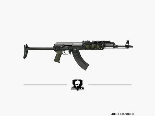 S.D.M. – BÜCHSE AKS-47 MEU-SOC Kal. 7,62X39MM OD-GREEN