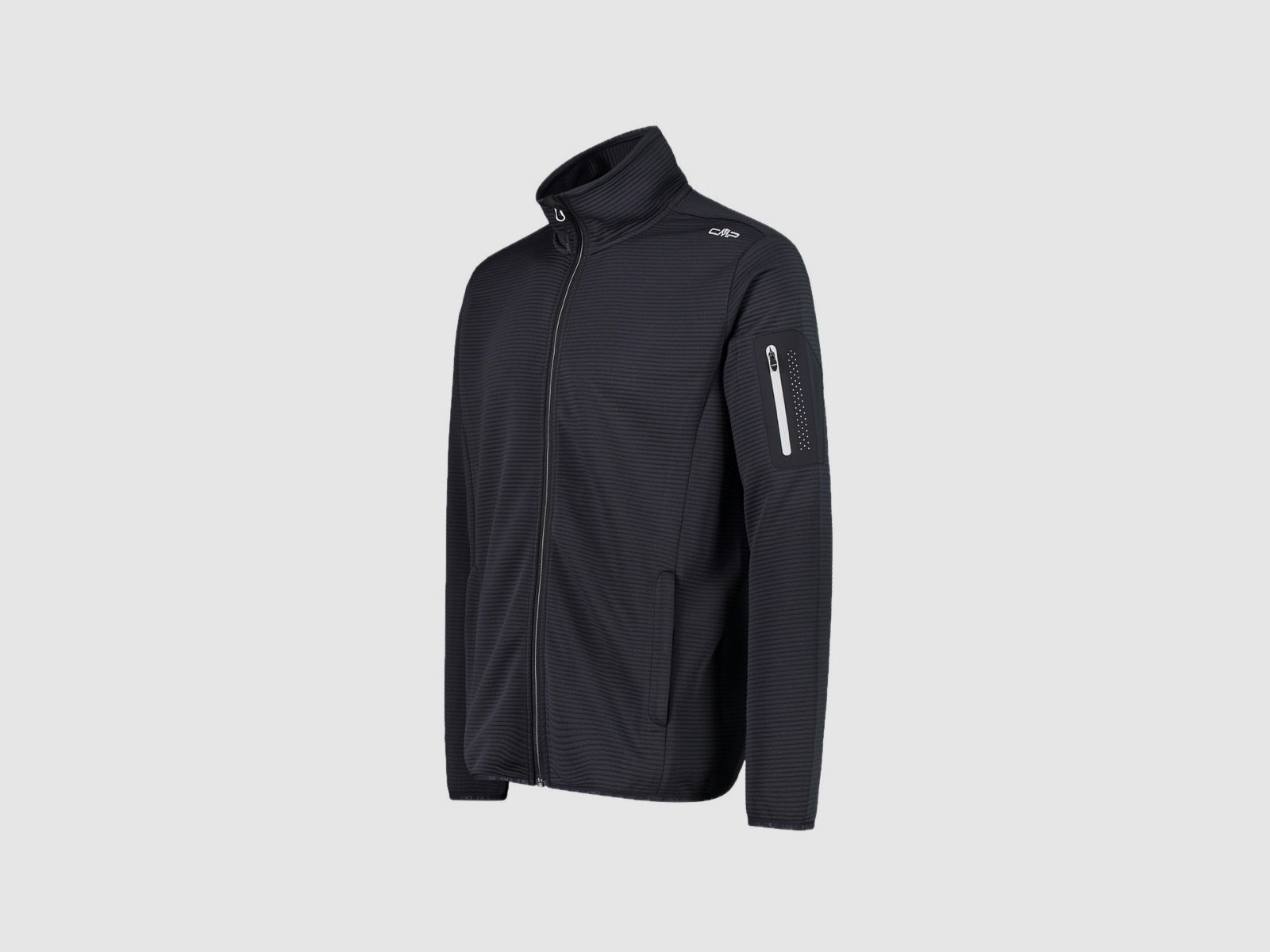 CMP Herren Jacke Unlimitech Fleece mit Reißverschluss Anthrazit