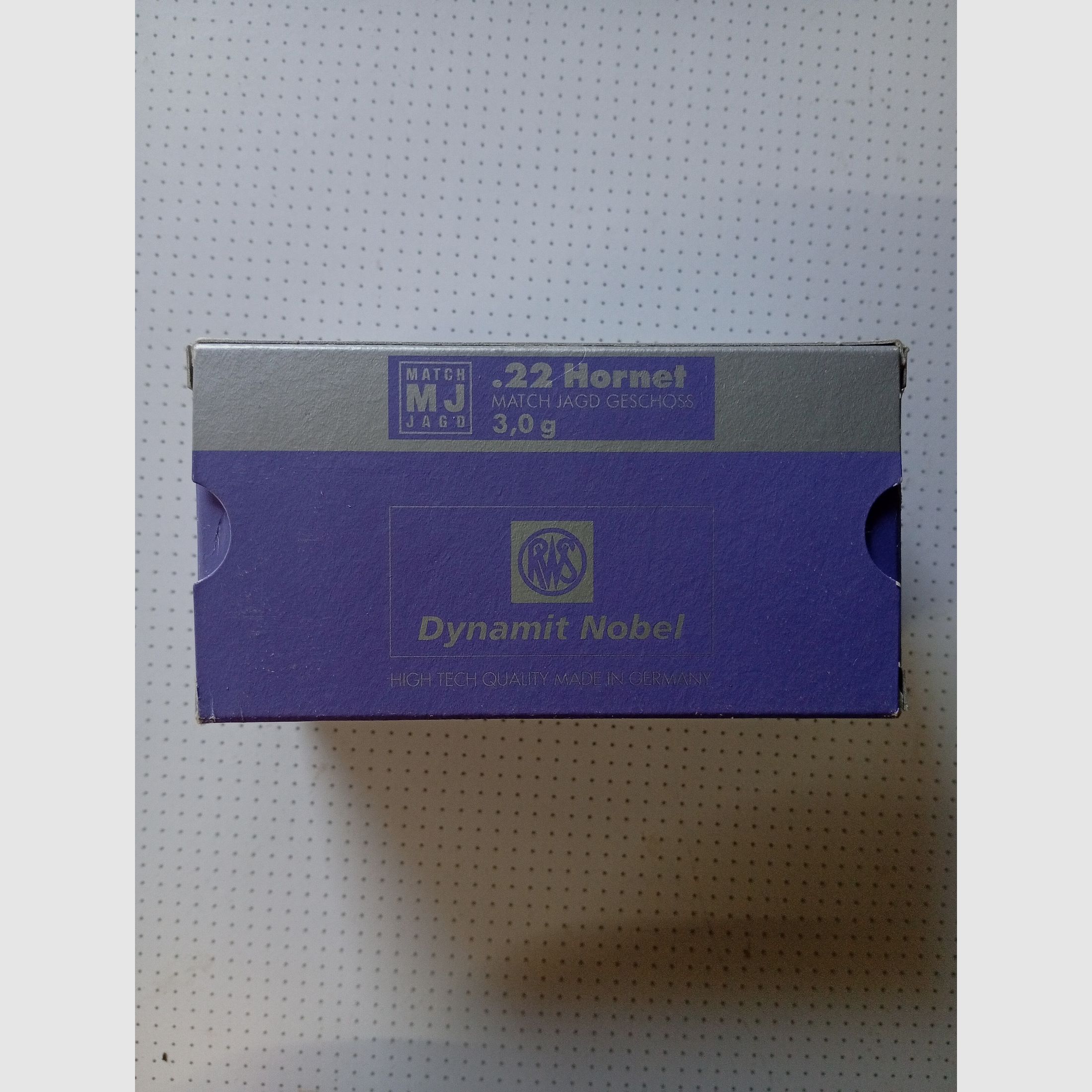 .22 Hornet cartouches