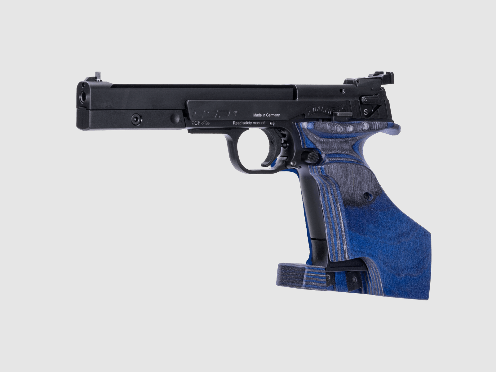 WALTHER CSP EXPERT BLUE ANGEL CAL 22LR, 10 COUPS, POIGNEE ANATOMIQUE, image 4 sur 4