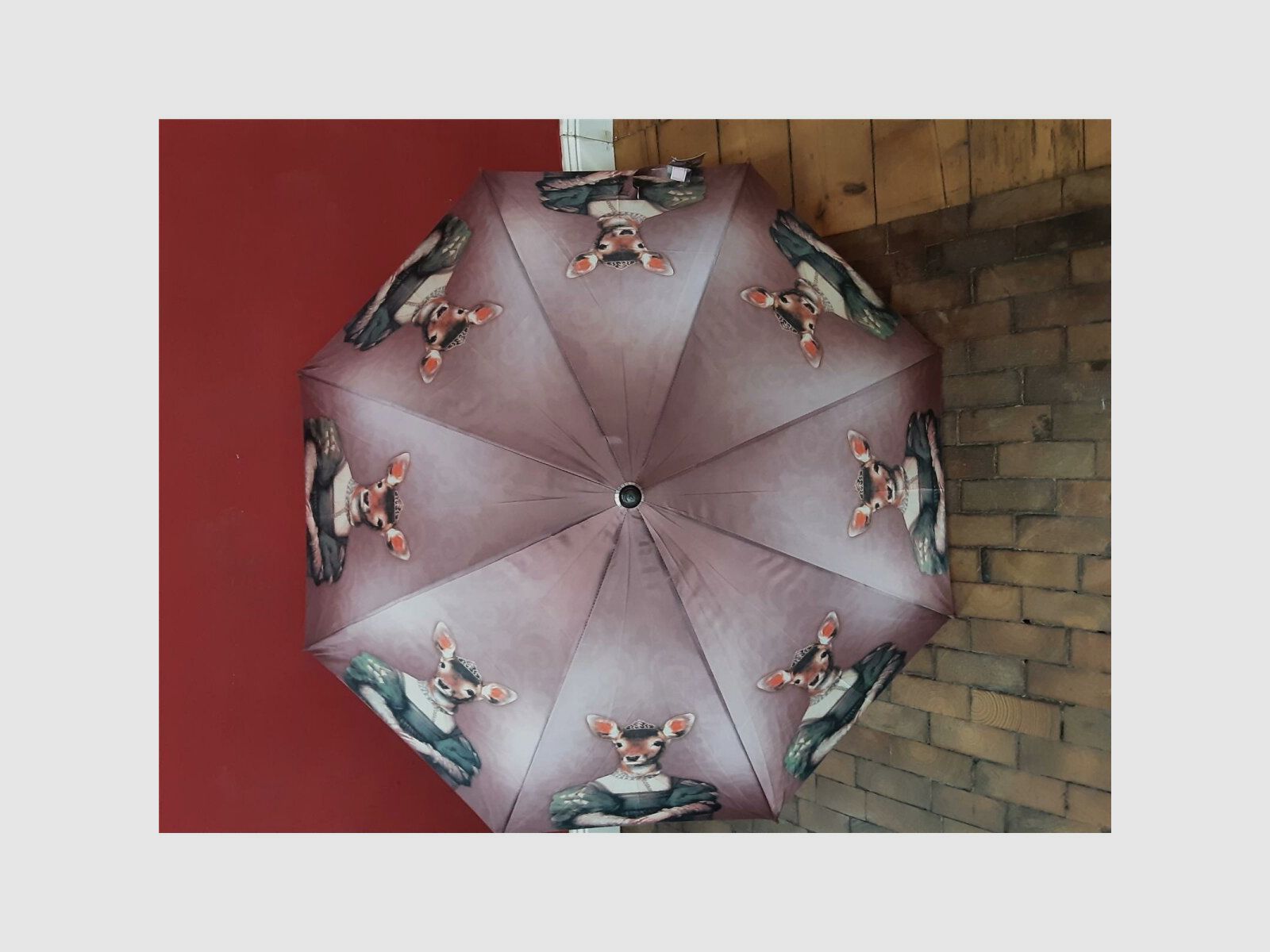 Lovergreen Regenschirm Motiv Hirsch Dame