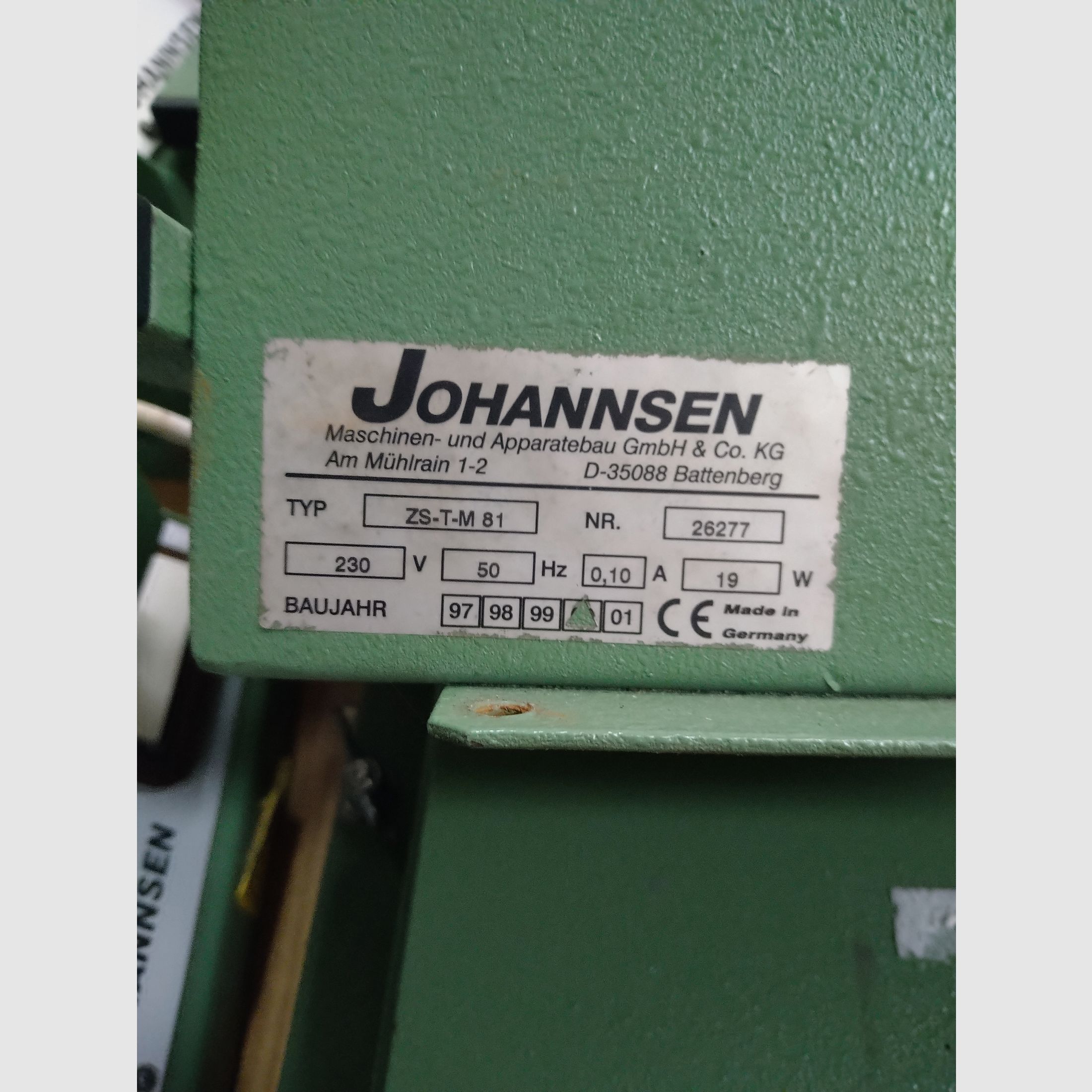 Se ofrecen Johannsen Scheibenzuganlagen