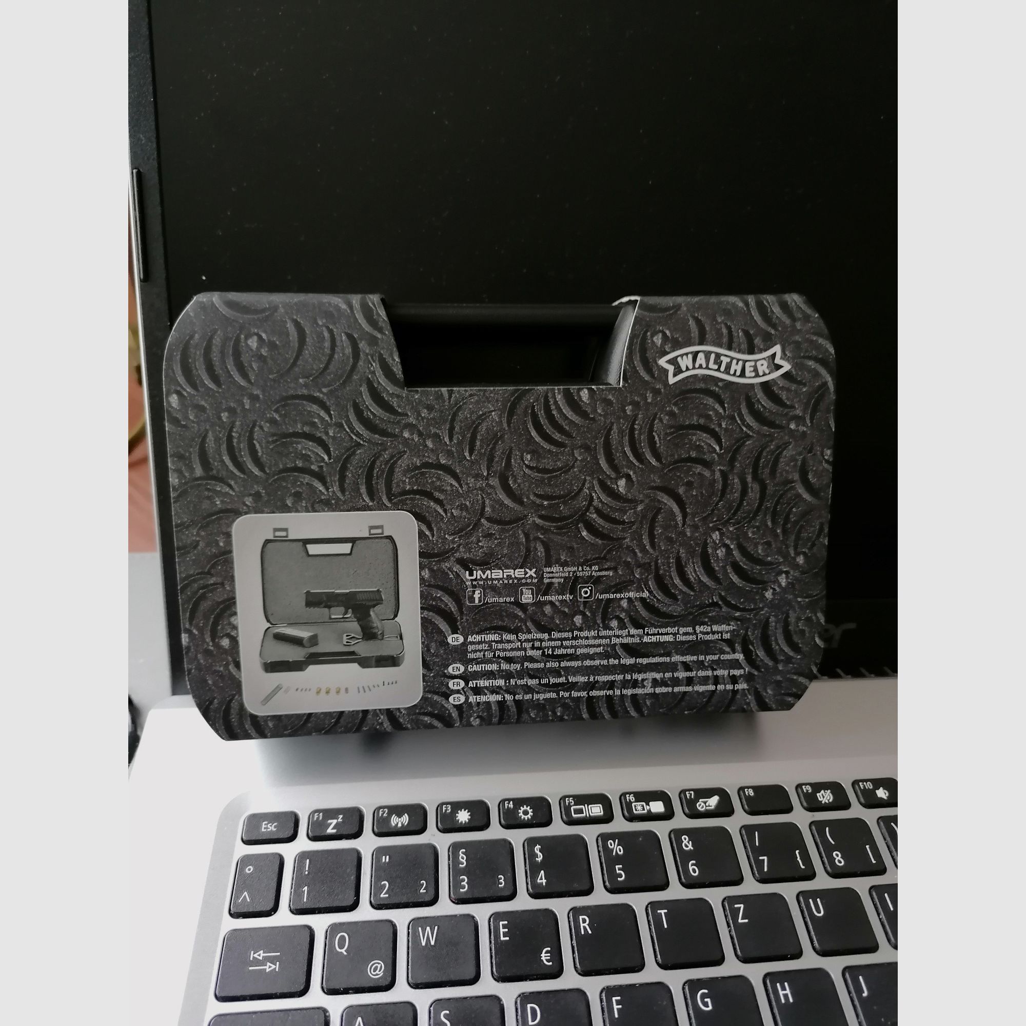 Miniature model Walther PPQ M2 - scale 1:2