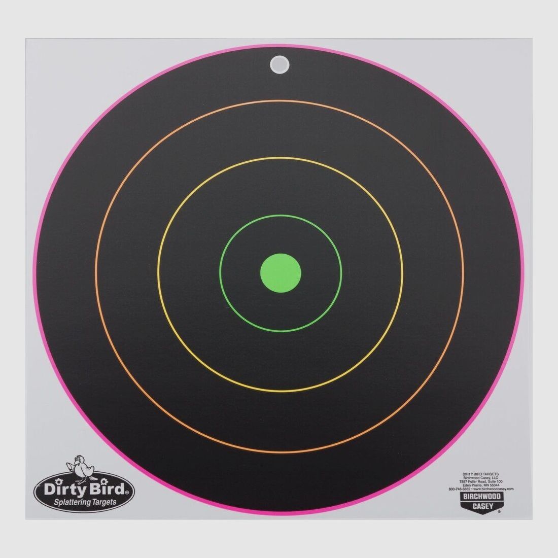 Dirty Birds Multicolored Doel – Birchwood Casey 20 Doelen – 20 cm, afbeelding 1 van 3