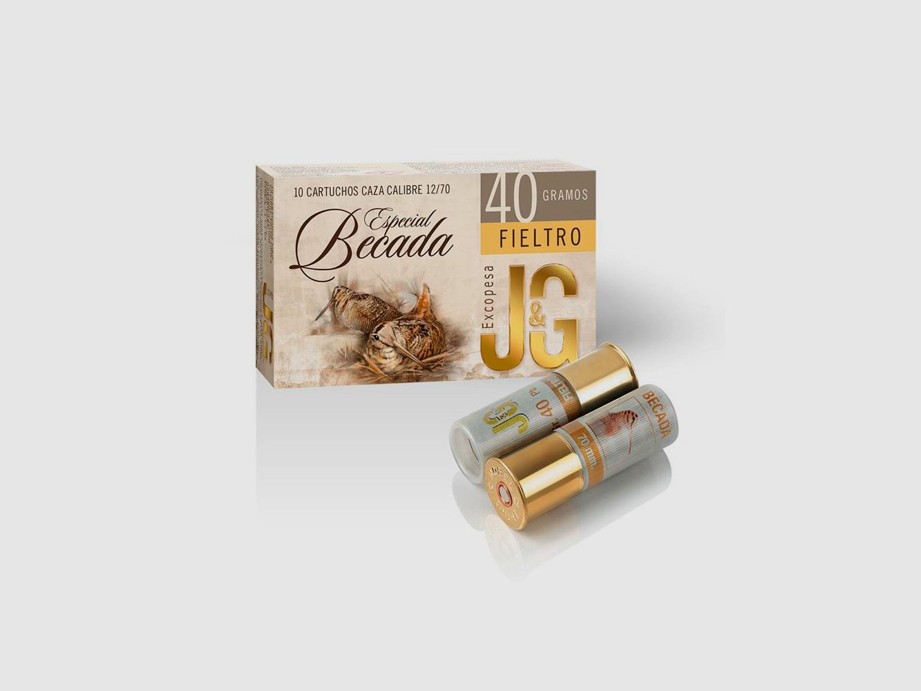 Patronen JG BECADA P-10 40 FIELTRO, Bild 2 von 2