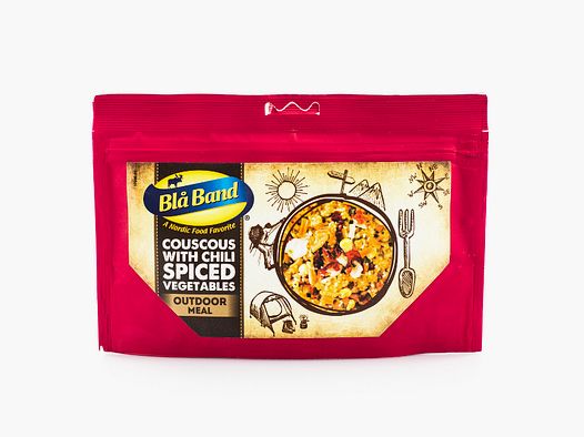 Blå Band Outdoor Meal Couscous mit Chili gewürztem Gemüse