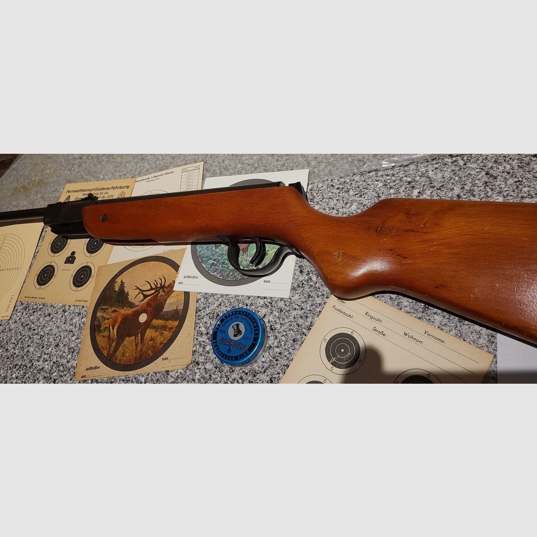 Luftgewehr Haenel Knicker Modell 300