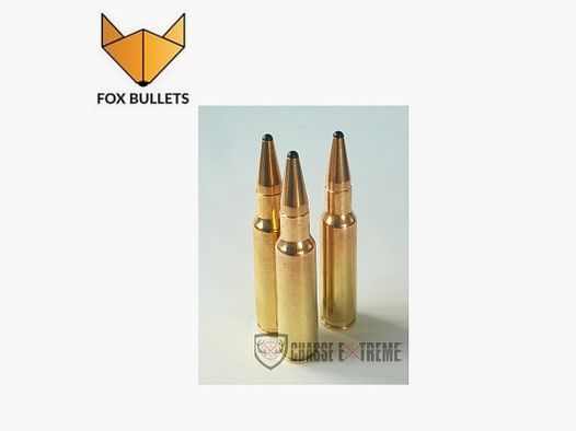 20 Cartouches FOX BULLETS Cal 8.5X55 185Gr Fox Classic Hunter