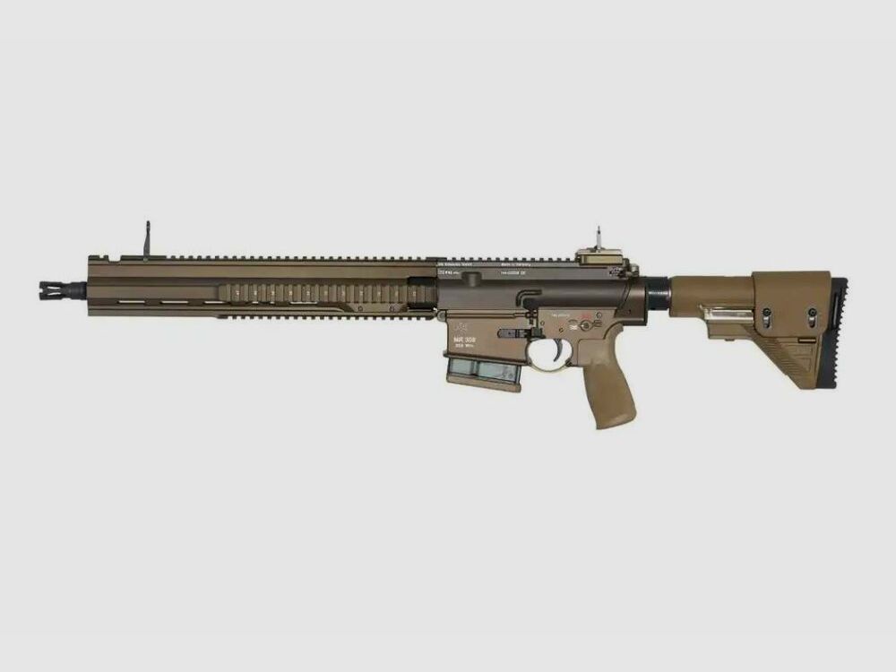 Heckler & Koch HK SLB MR308-28, A3-Version,16,5", sandfarben .308Win