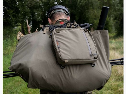 Vorn Wildtrage-Sack L70 mit Tasche und Tragriemen
