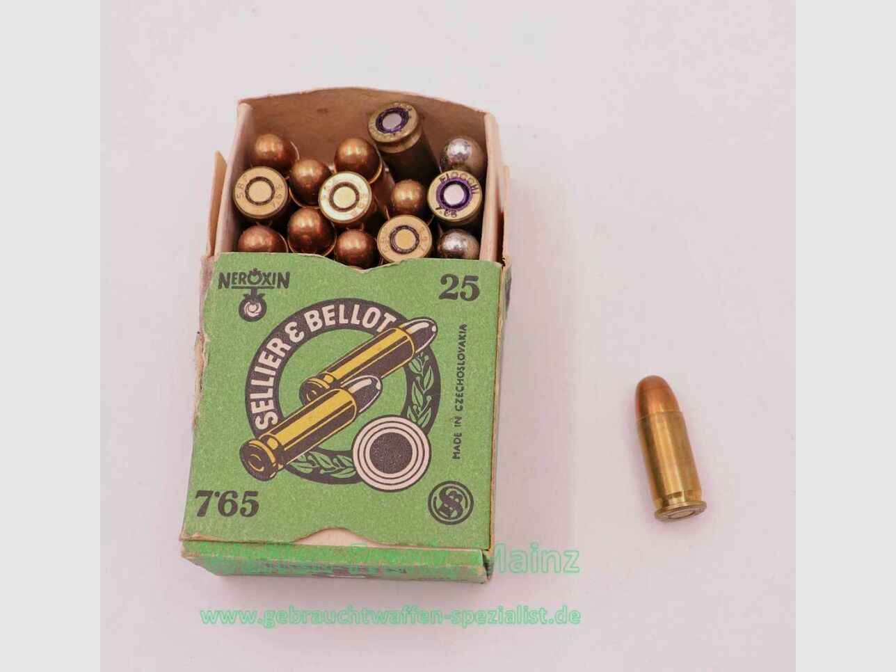 Sellier & Bellot CZ Pistoolmunitie 7,65mm Browning/.32ACP