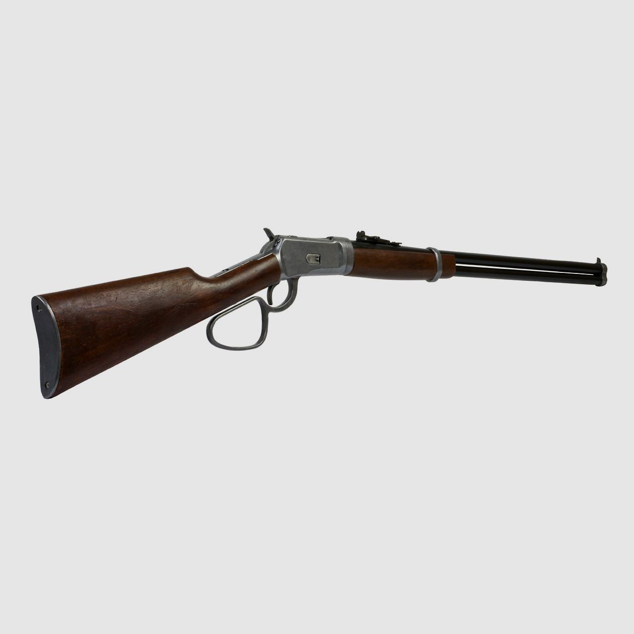 Deko Westerngewehr Kolser Winchester 92 Carbine Long Range USA 1892 realistisches Repetieren mit HĂĽlsenauswurf LĂ¤nge 108 cm altgrau