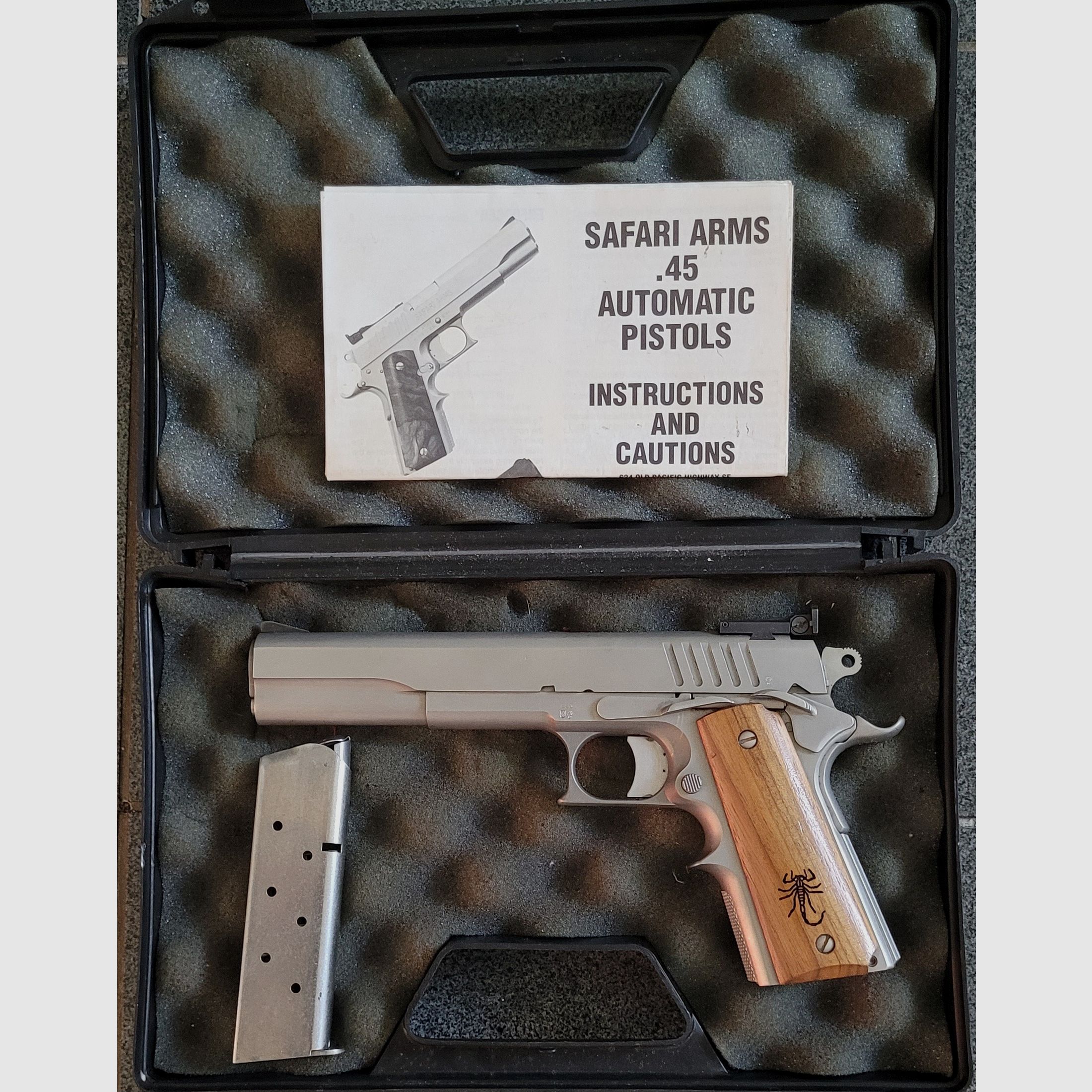 Safari Arms Matchmaster .45 ACP – 6 Zoll (Baujahr 1993) inkl. OVP & Anleitung
