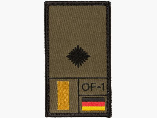 Café Viereck Café Viereck Rank Patch Leutnant oliv