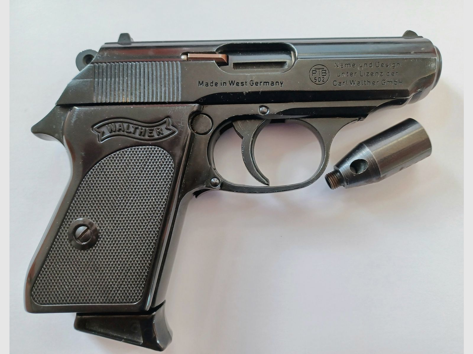 Walther PPK cal. 8mm blank - DEFECTIVE -