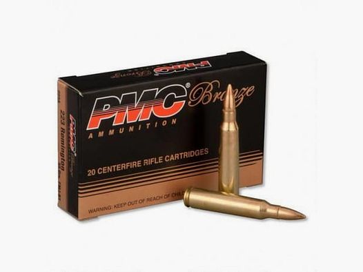 Amunicja PMC .223 Rem. FMJ-BT 55 gr, opakowanie 20 szt.