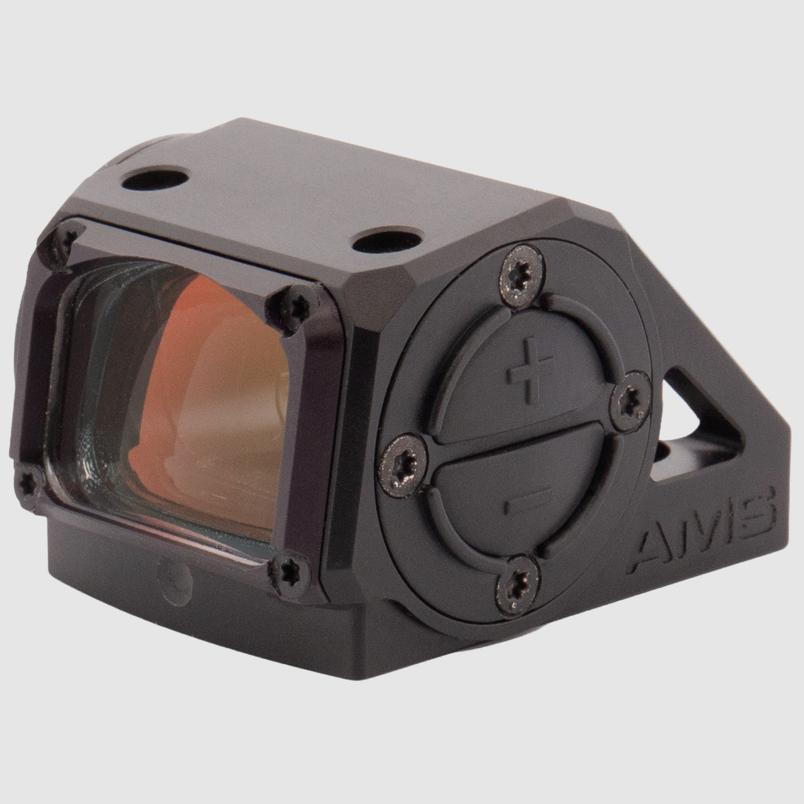 SHIELD Advanced Mini Sight Multi Reticle (AMS-MR) Rotpunktvisier – 6 umschaltbare Absehen – Mattschwarz