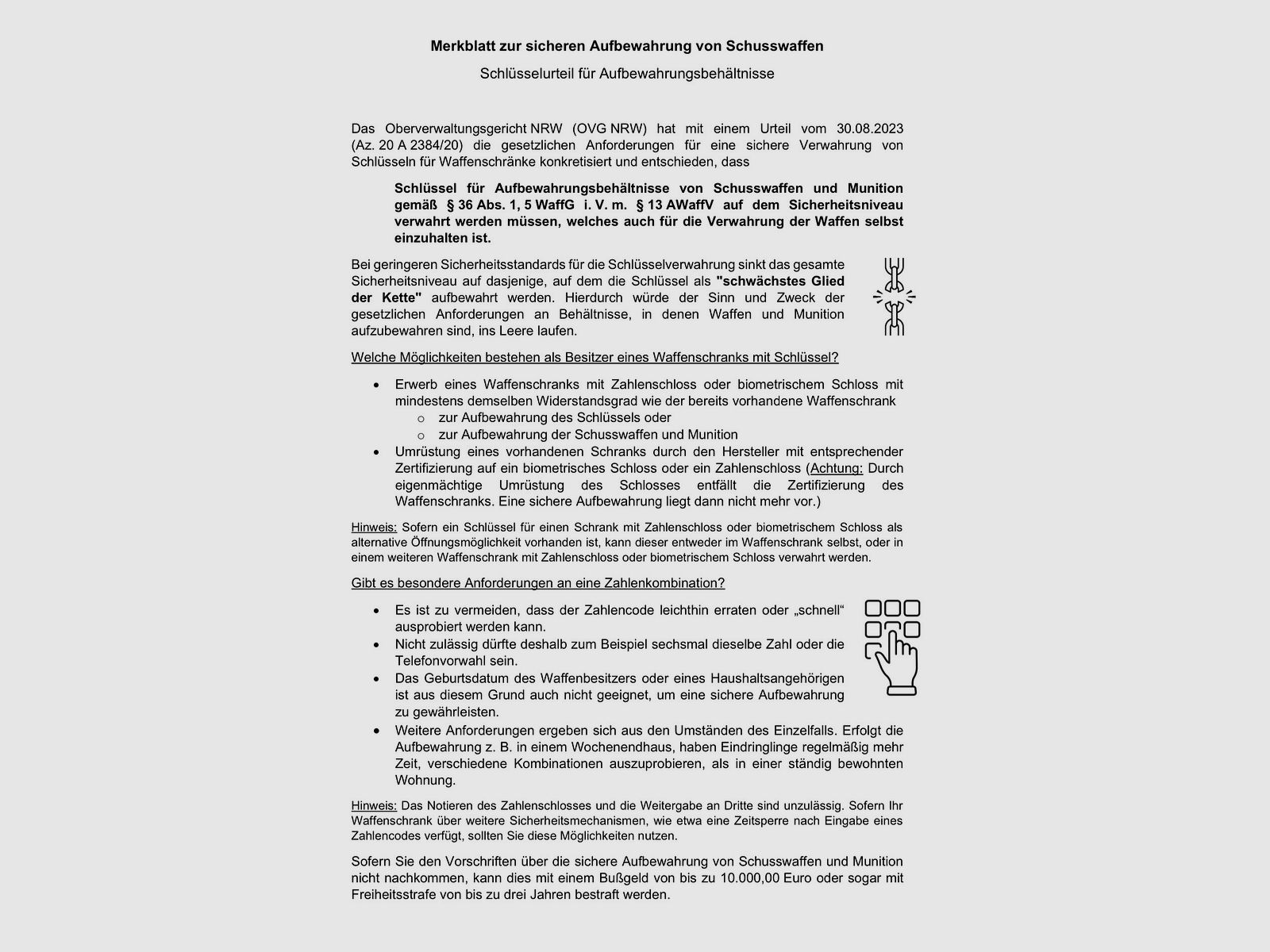 Zahlen Schloss KWT 800 Waffenschrank Kurzwaffenschrank EN 1143-1