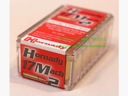 Hornady / USA Büchsenpatronen 17Mach2