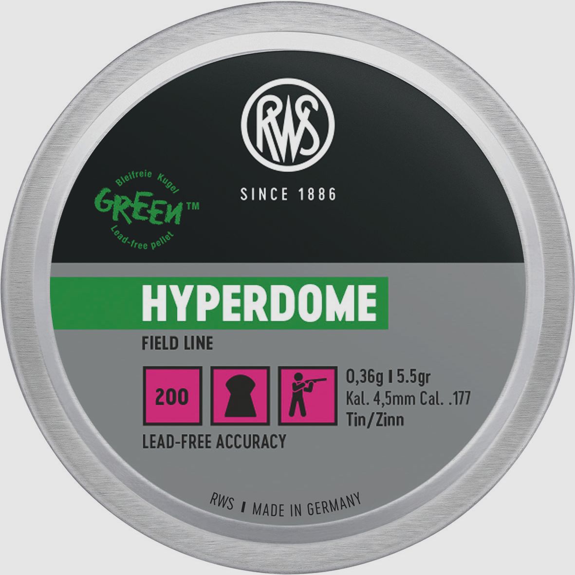 RWS Hyperdome 4,5 mm 200 pcs.