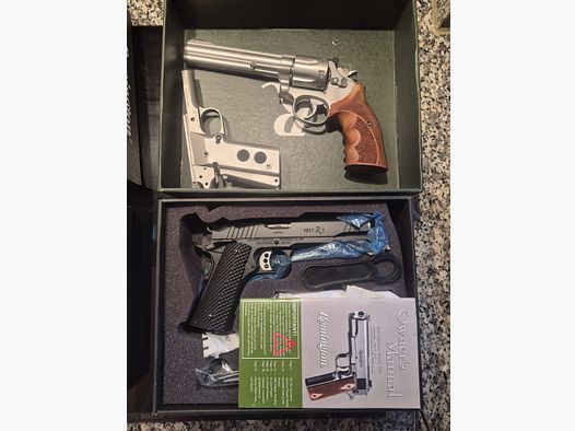 KIMBER, CIENER, Schmeisser, Para Ordnance, Remington, Smith und Wesson