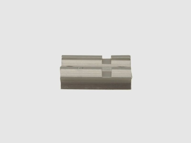 Weaver Top-Mount Base #61 Ricevitore Piatto argento