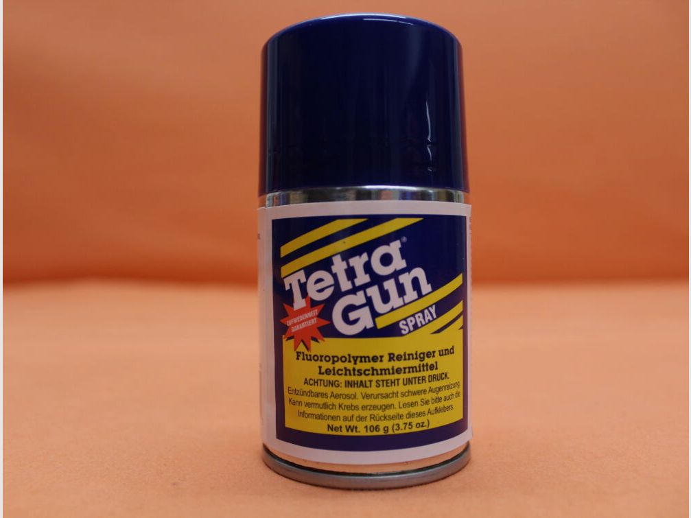 Tetra Gun Tetra Gun Fluorpolymer Reiniger (201iG1) 106g Sprühdose Fluorpolymer Reiniger und Leichtschmiermittel