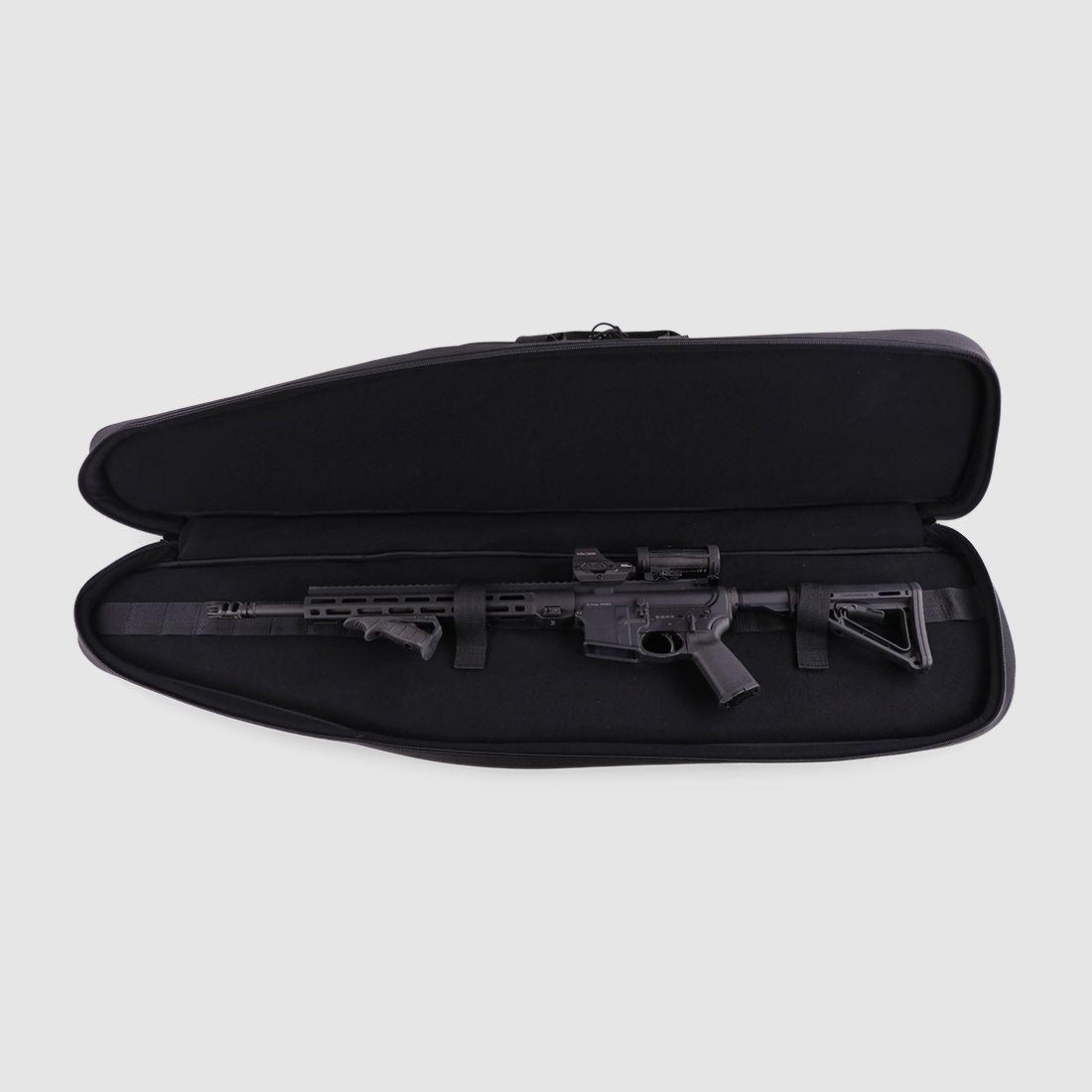 Bolsa de armas de invierno W9 122 cm - acolchada, repelente al agua, bloqueable (Noche) (JM-W9-RIFLE-BAG)