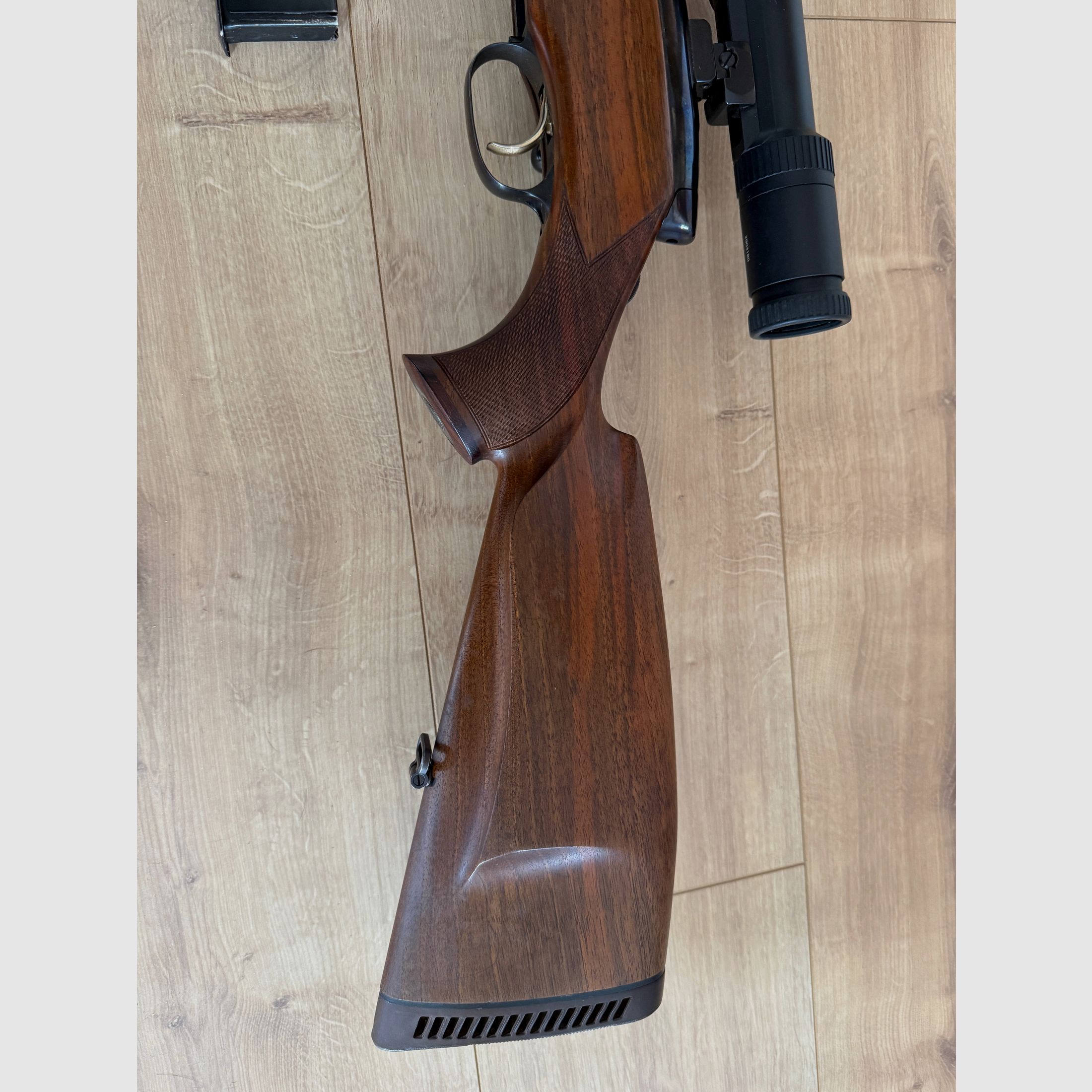 Steyr Mannlicher Luxus Cal. .30-06 Spr. Zeiss Diavari ZM 3-12x56 T* montaggio girevole ripetitore