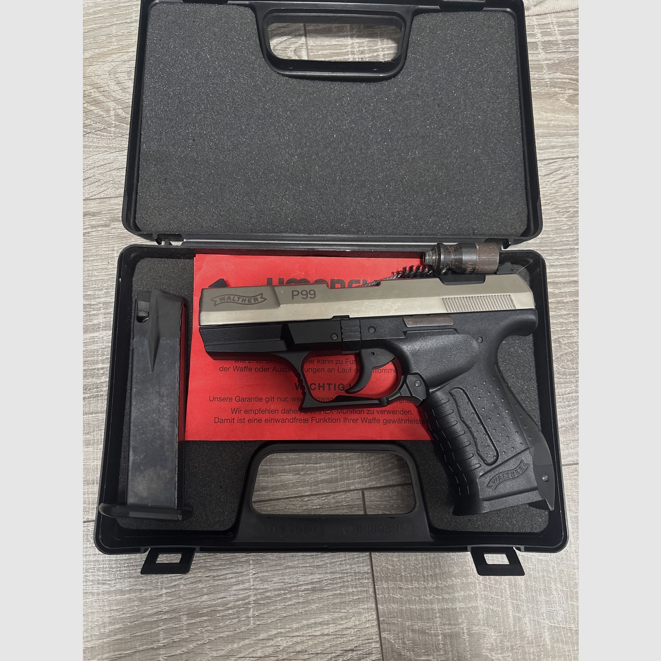 Walther p99 9mm blank gun, afbeelding 2 van 4