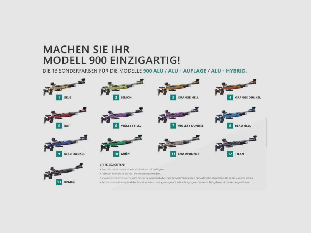 Feinwerkbau Luftgewehr 900 Alu Auflage, Bild 5 von 5