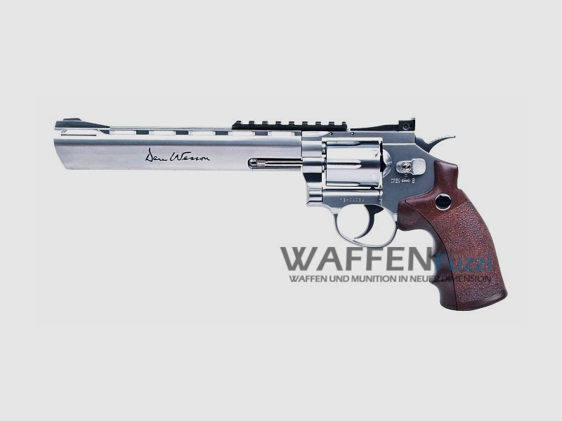 Revolver CO2 Dan Wesson 8 pouces 4,5 mm BB nickelé