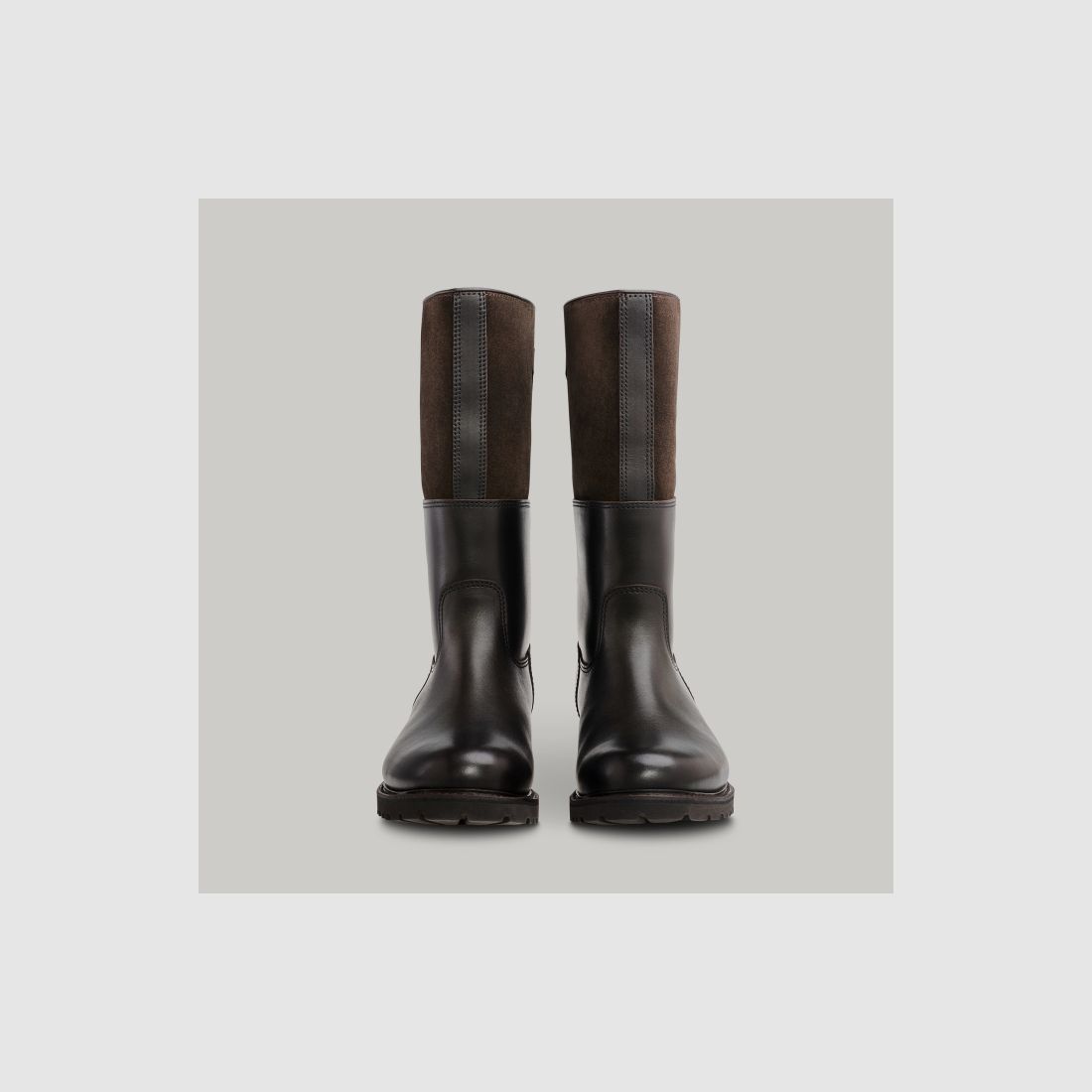 LUDWIG REITER Maronibrater® S.892-D-VD.Q-ES Juchtenleder/Veloursleder Mocca/Marrone Scuro, immagine 4 di 6