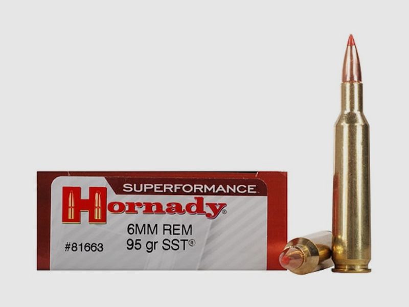 Hornady Superformance 6mm Rem. 95GR SST 20 Patronen