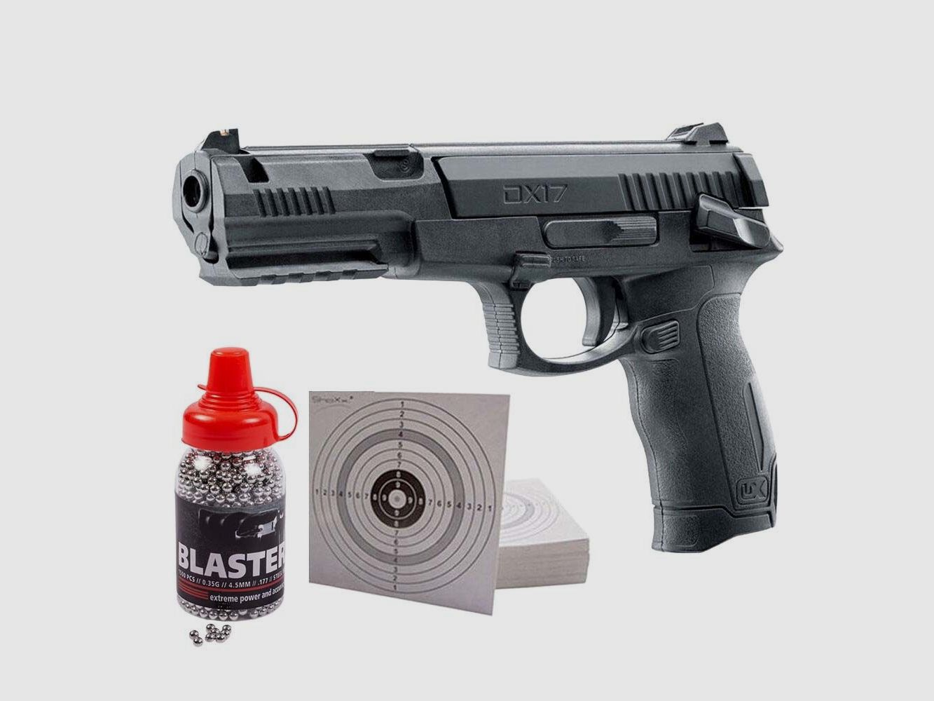 Pistolet UMAREX DX17 UX Tornado Set 4,5mm Kulka Stalowa