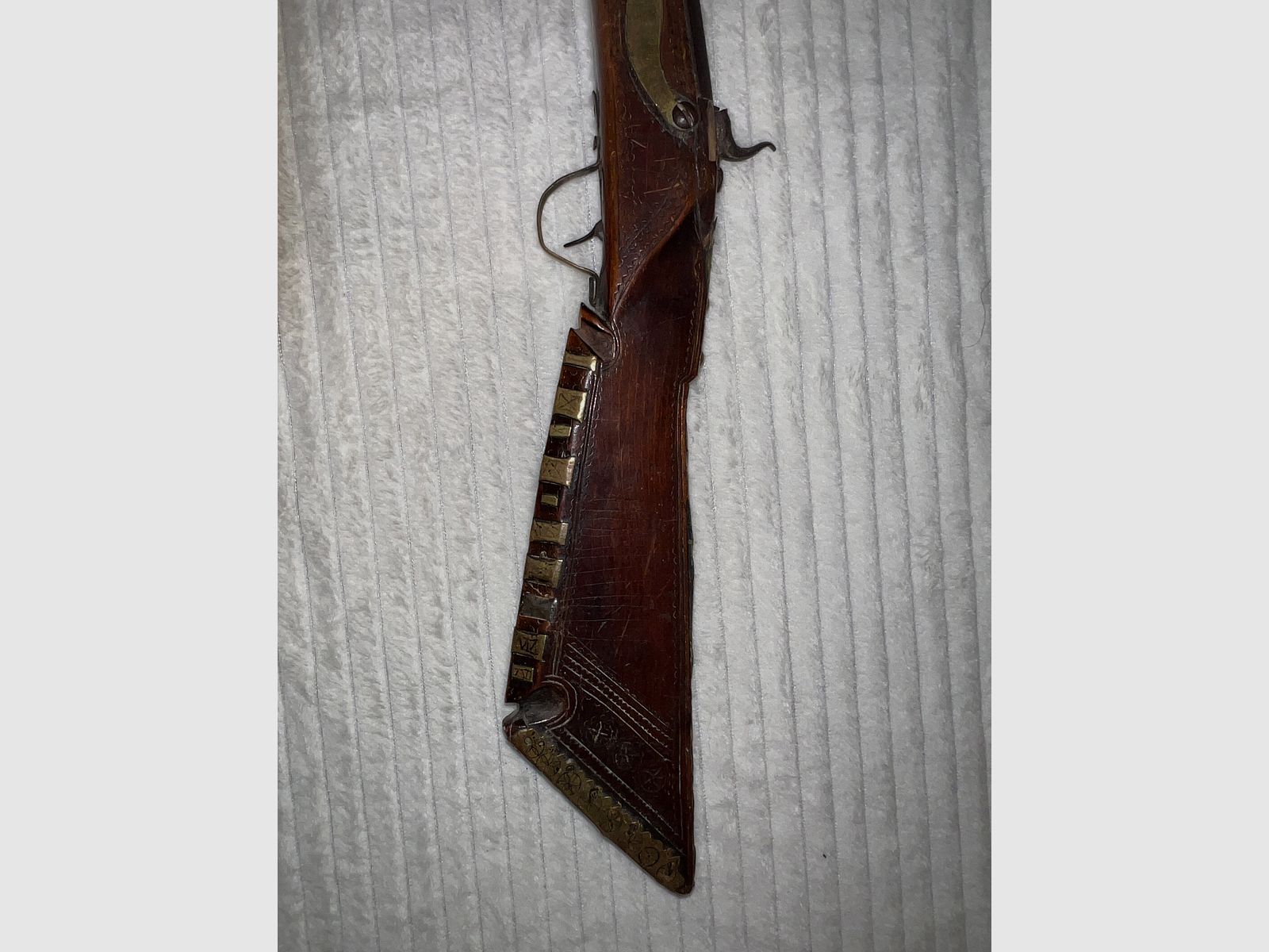 Antikes Steinschlossgewehr – Orientalischer Vorderlader (18./19. Jahrhundert)