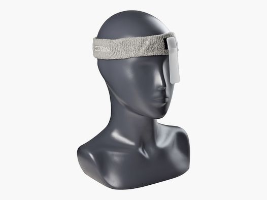 Cinta para la cabeza Simetra con visera gris gorra/cinta de tiro