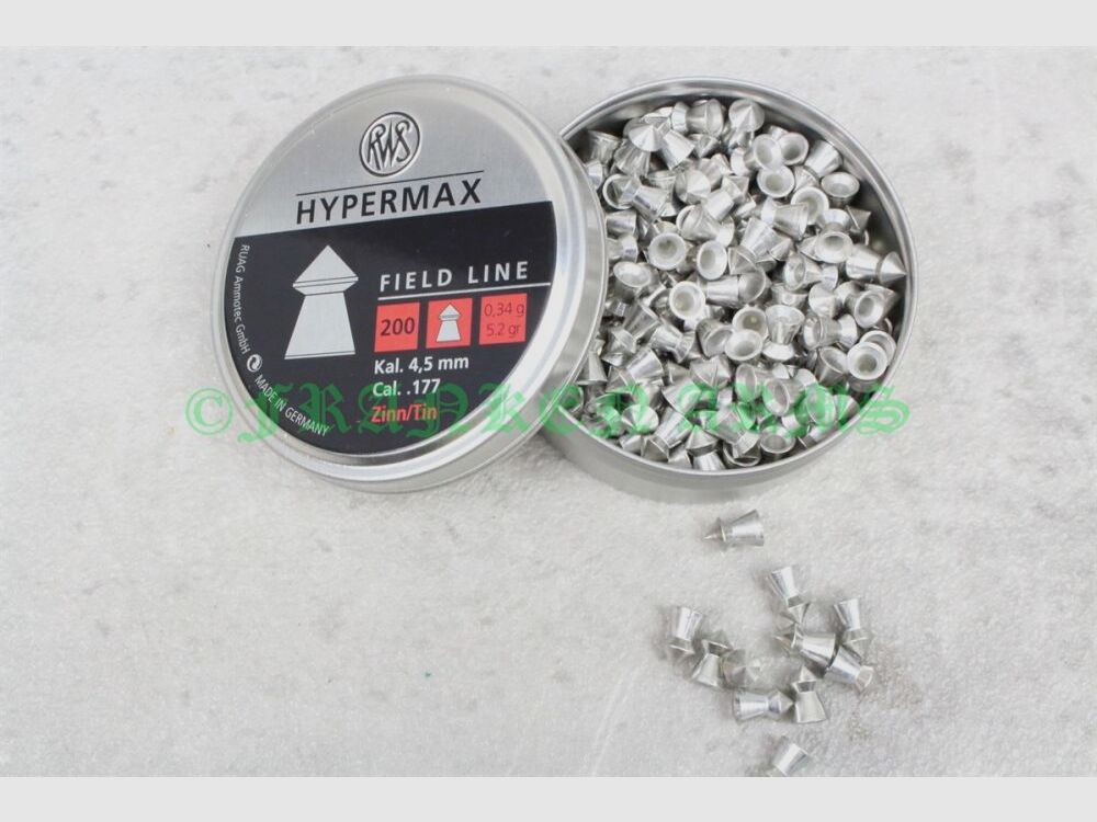 RWS HyperMax 4,50mm 200 Stück
