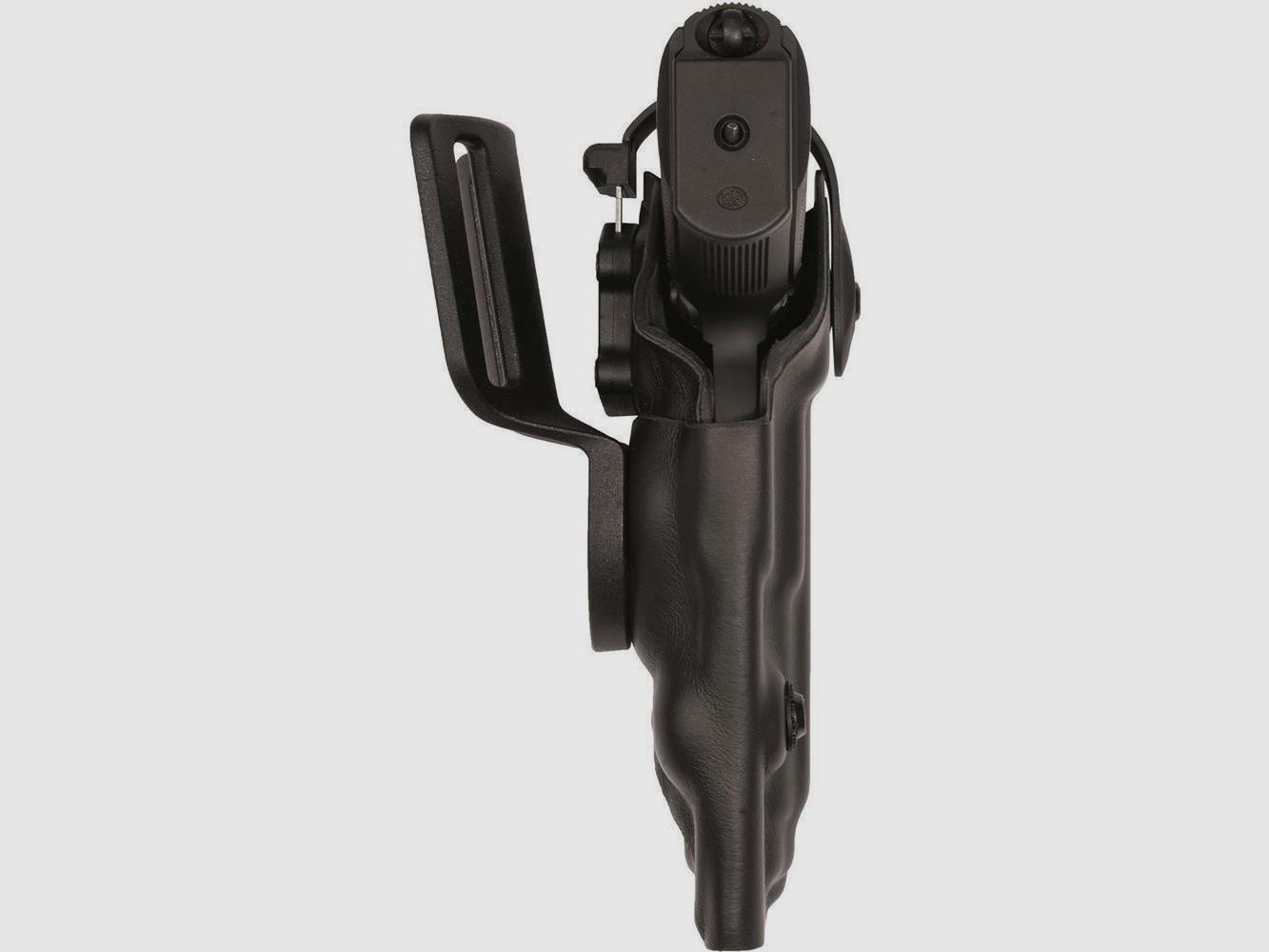 VEGATEK MIX Techno-Leder Holster mit Sicherheitslevel II Caracal F Model-Rechtshänder