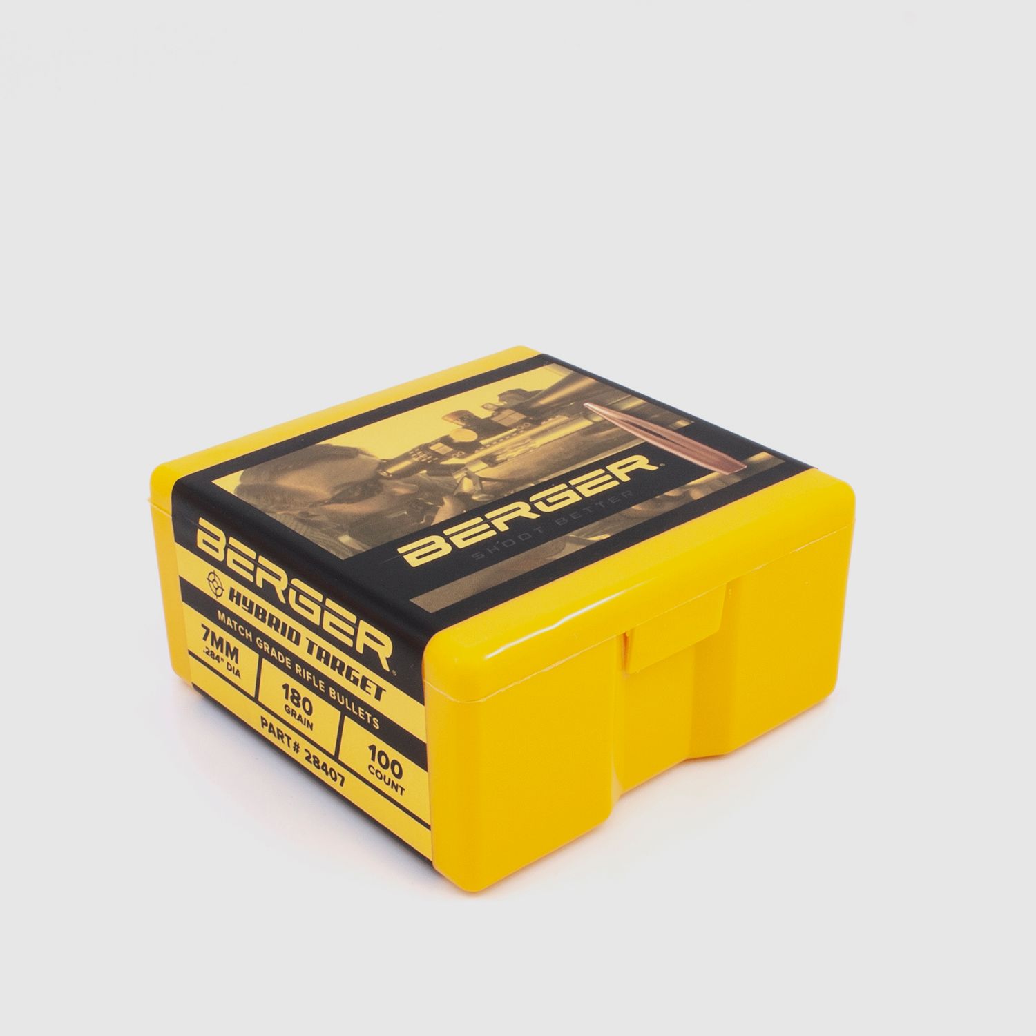 Berger Geschoss 7mm/.284 Hybrid Target 180GR 500 Stück