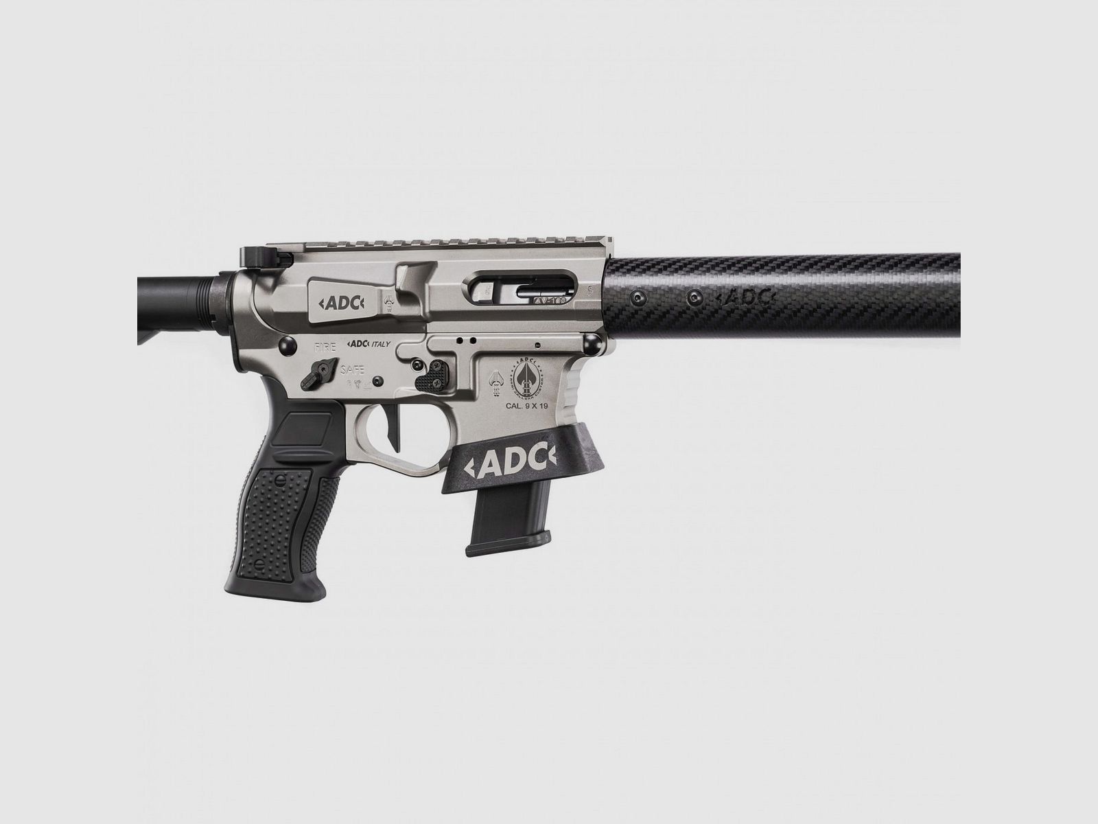 RIFLE ADC MOD.AR9 SUPER COMPETITION CAL.9X19 BARREL12.5" ARMA SPORTIVA, image 5 of 11