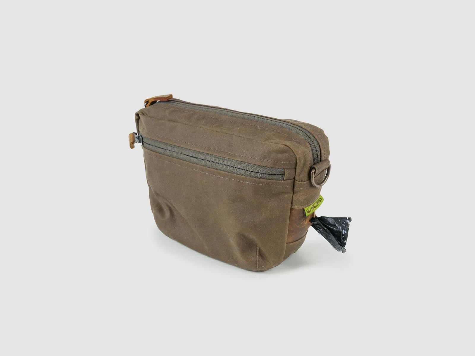 Gassitasche "Beuteltier", Waxed Cotton, Khaki