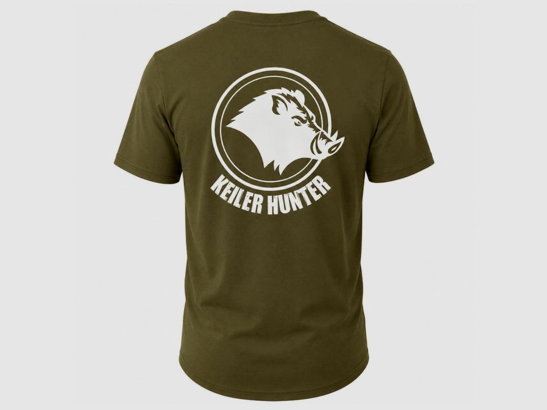 T-Shirt Keiler Hunter khaki cotton 190g/m² short sleeves, image 6 of 6