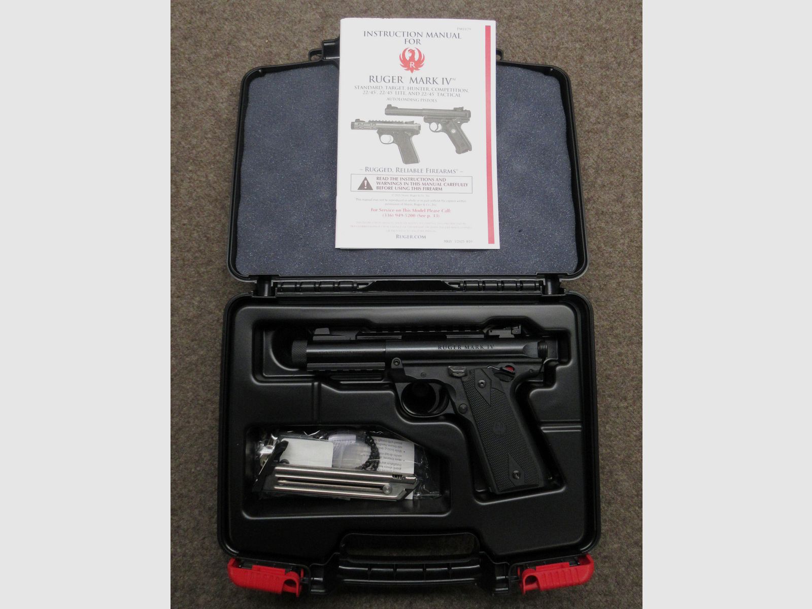 Pistole RUGER mod. Mark IV 22/45 Tactical Kal. .22lr, Bild 3 von 3