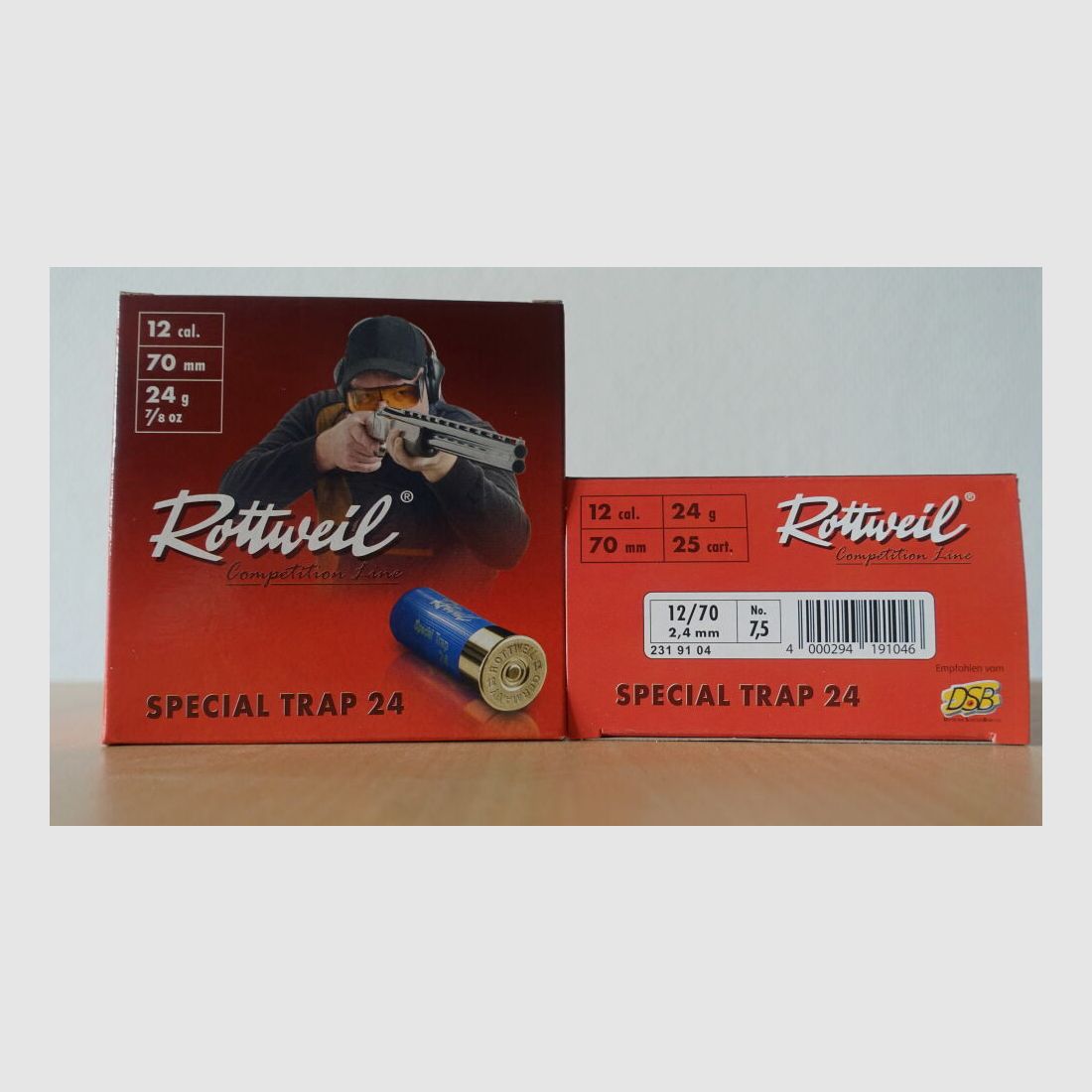 Rottweil Special Trap 24 2,4mm Kal 12/70 250 Schuß Rottweil Special Trap 24 2,4mm Kal 12/70