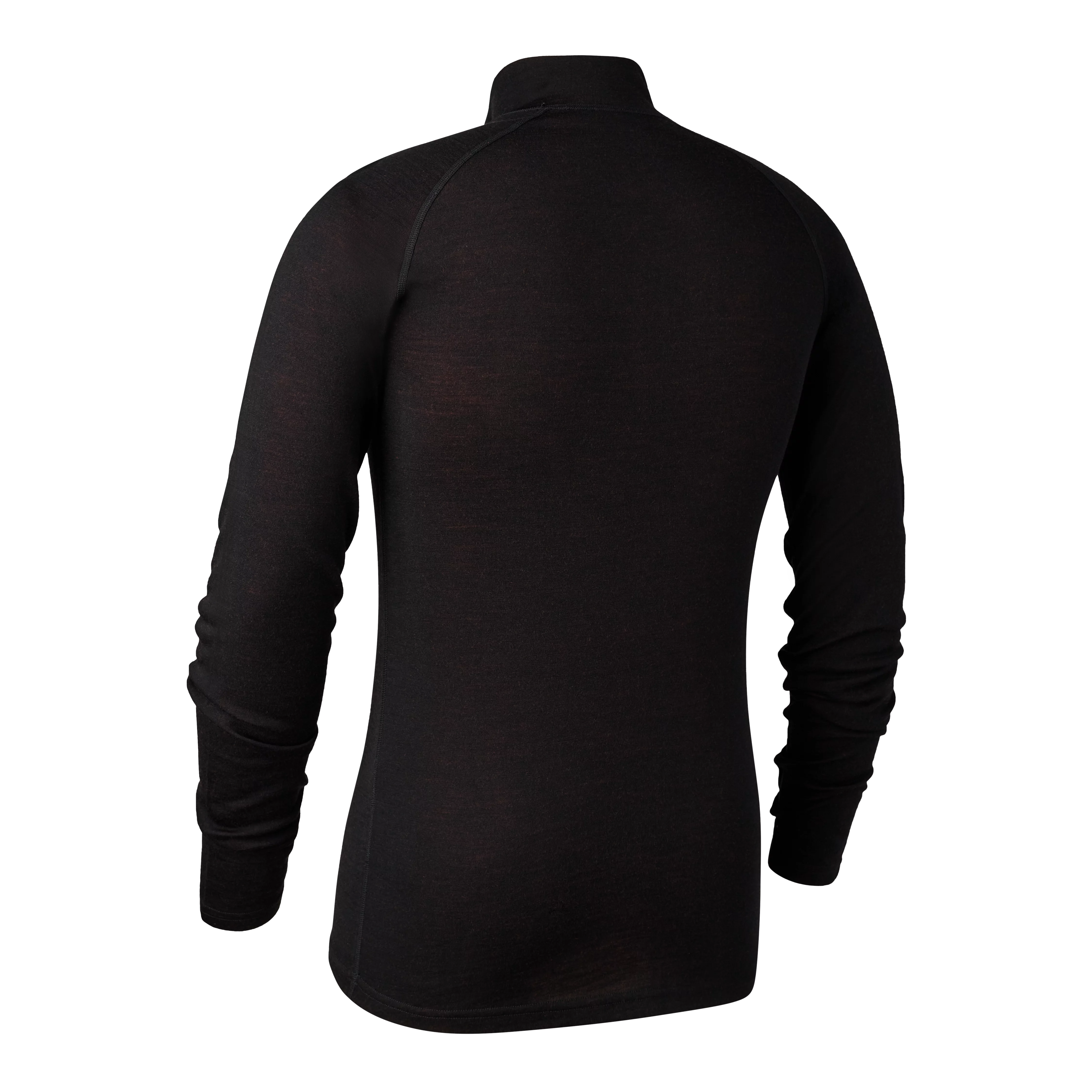 Quinn maglia intima in merino con zip ½ - Black Oak, immagine 5 di 5