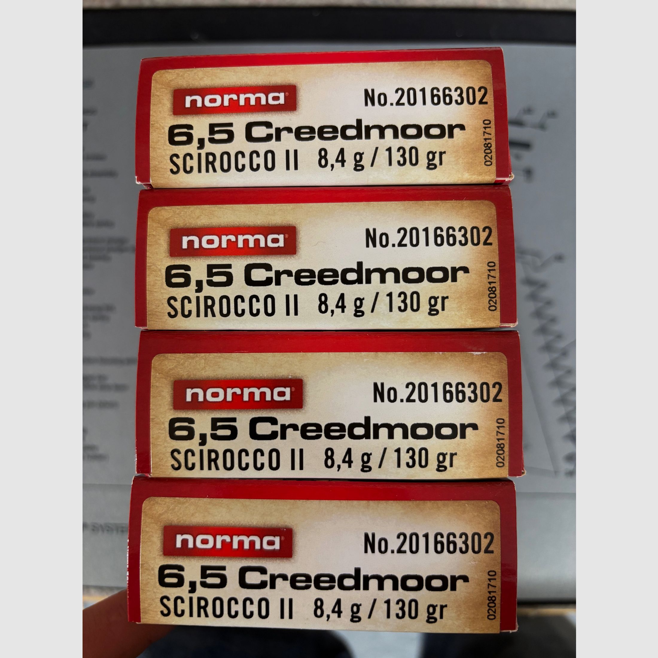 Norma 6,5 Creedmoor Scirocco|| 8,4g / 130gr